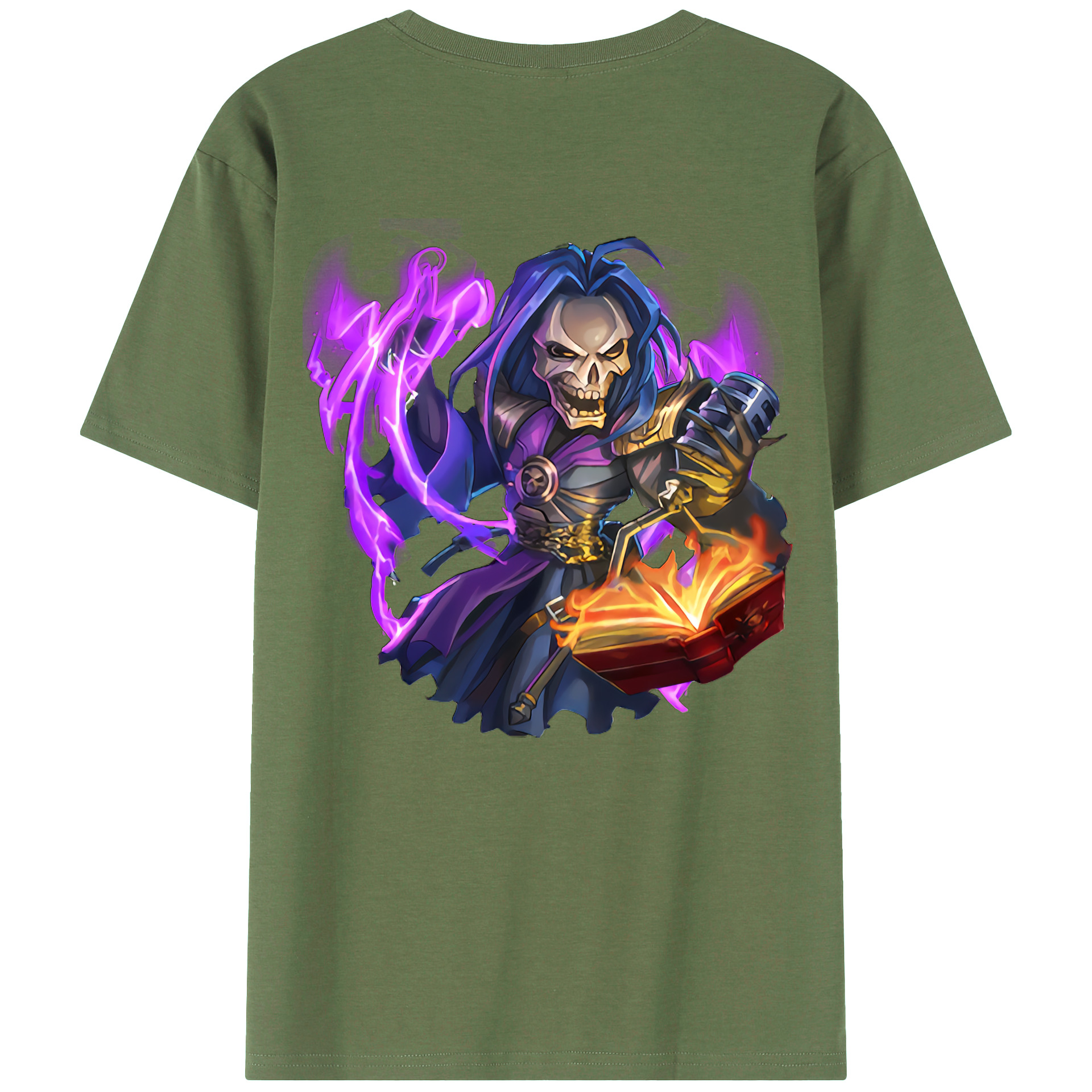（画像用） リーグ・オブ・レジェンド League of Legends LOL 綿100％ メンズ半袖Tシャツ（バックプリント） 通気性
